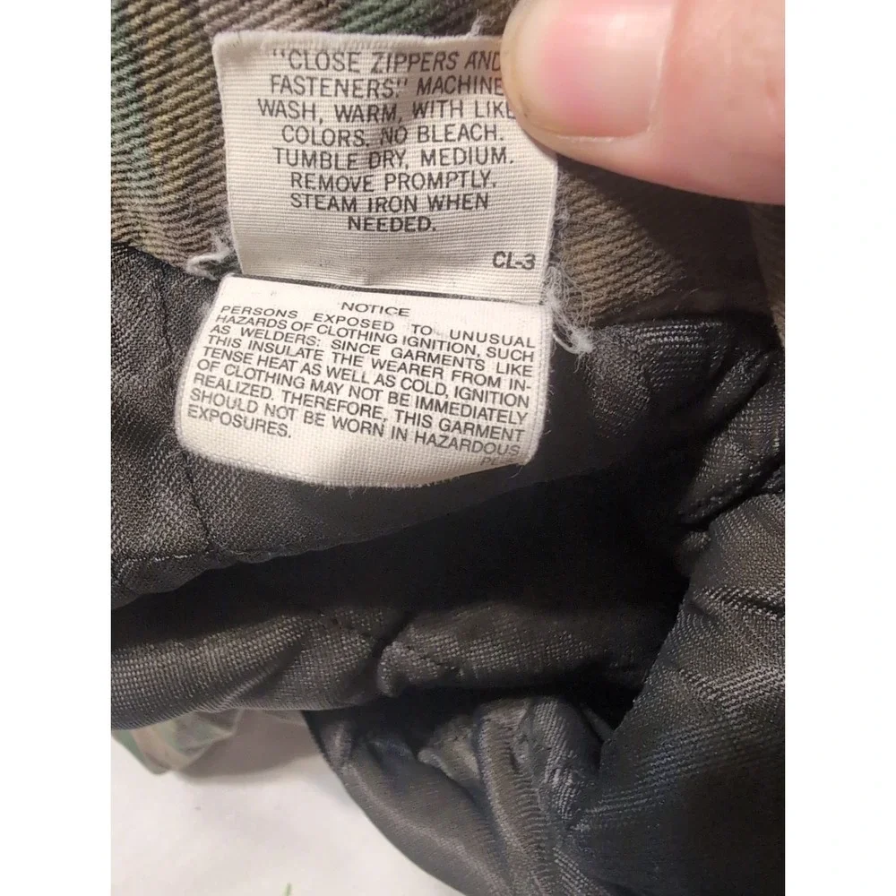 Vintage Mossy Oak Made In USA Treestand Camo Coveralls Men's Large Reg